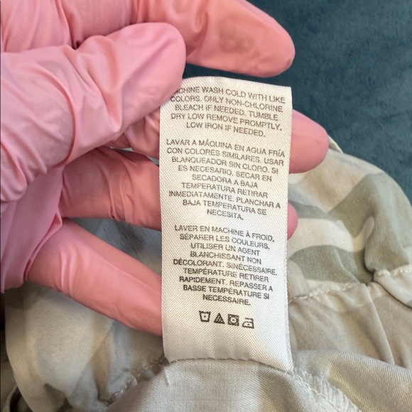 Thread & Supply Gray Camouflage Women's Cargo Shorts - Picture 4 of 5